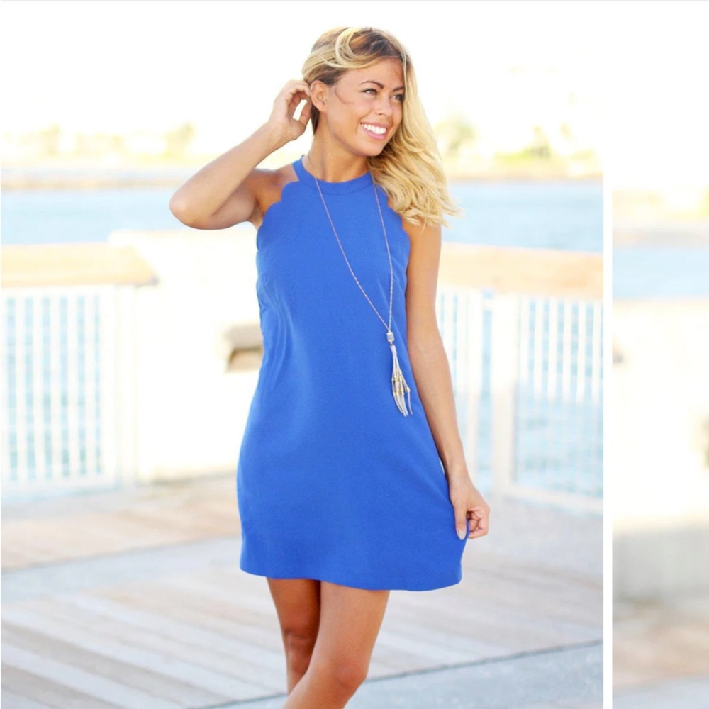 Scalloped dress